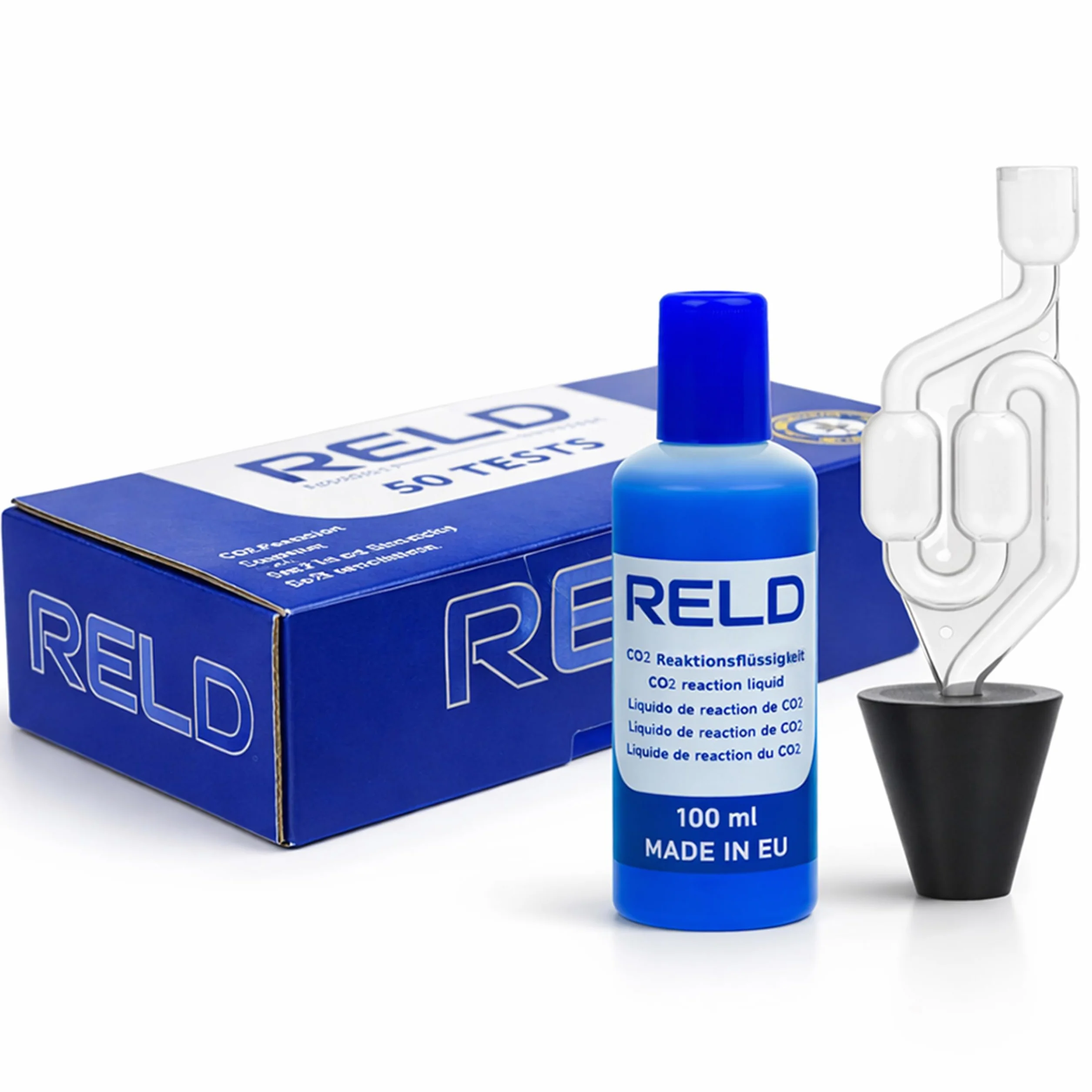 RELD - Detector de Culata Universal para Todos los Coches y Motocicletas, Detector de Fugas de CO2, para 50 Pruebas