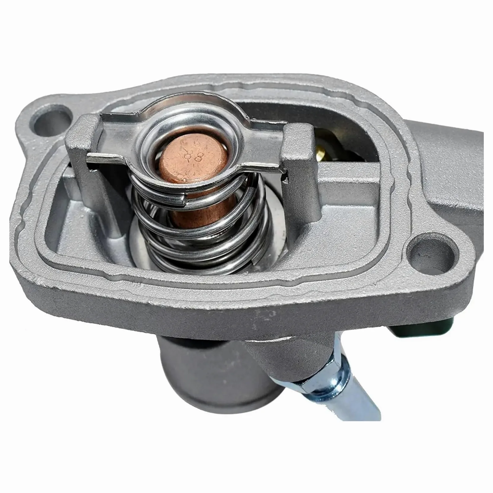 Termostato Refrigerante Para Peugeot Partner 206 307 406 2.0 HDI 1336W7 1336.W7 Carcasa Del Termostato Del Coche Con Sensor Caja Del Termostato