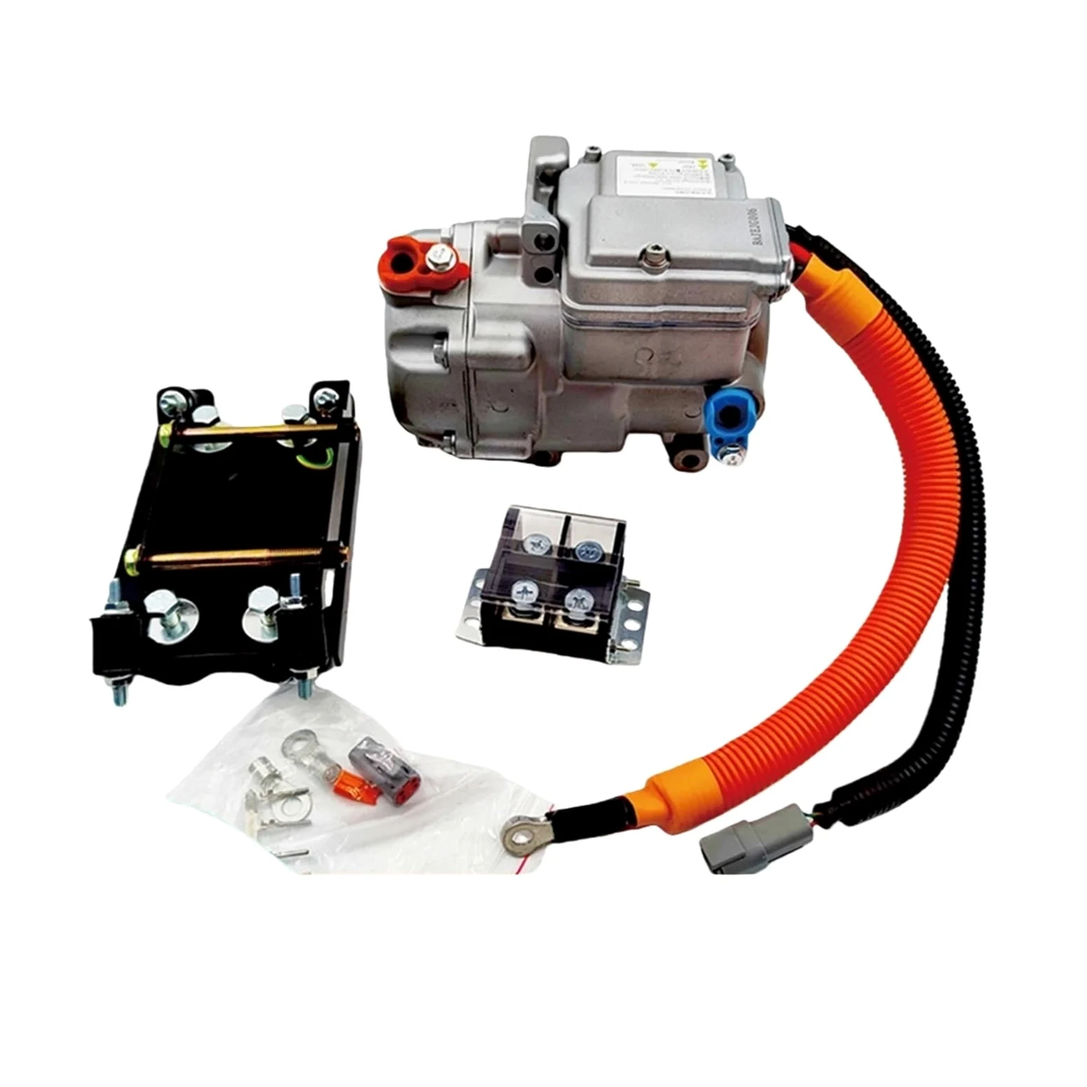 Compresor de aire acondicionado eléctrico universal de 12 V y 14 cc for caravanas, coches, camiones, autobuses y barcos.