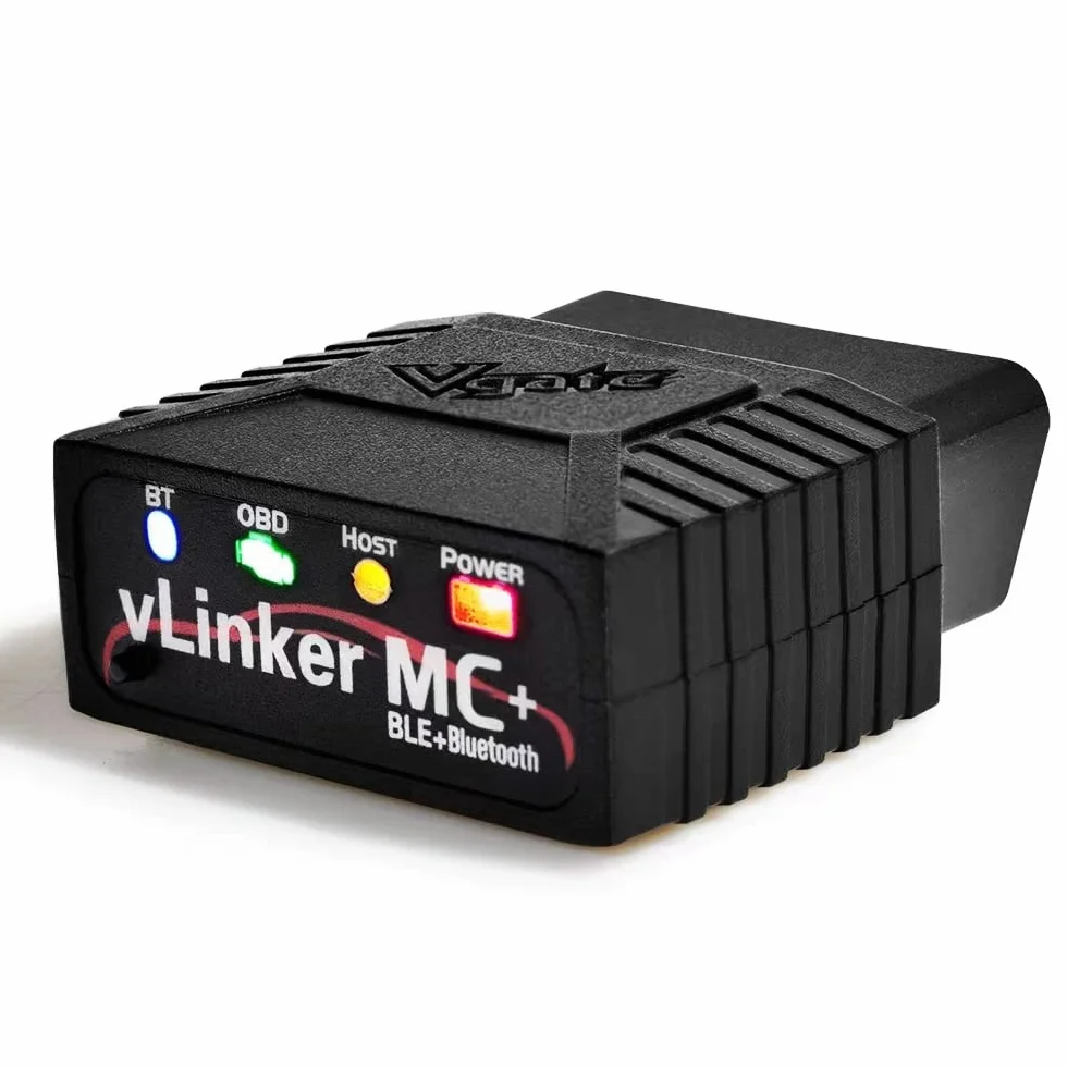 Vgate vLinker MC+ Bluetooth OBD2 Car Diagnostic Scan Tool para iOS, Android y Windows.