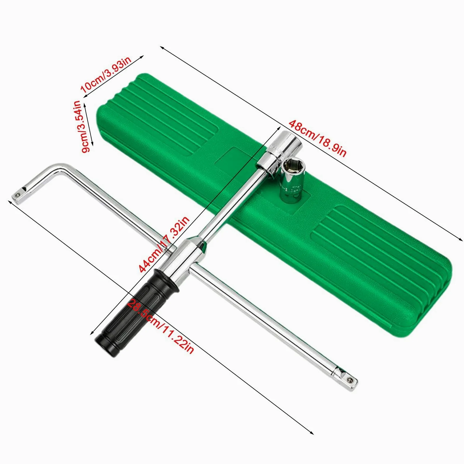 Llave Para Tuercas De Rueda Llave Cruzada para Tuercas de Rueda | Llave para Neumáticos Desmontable para Furgoneta Moto Coche SUV Camión Taller Mecánico Emergencias en Carretera