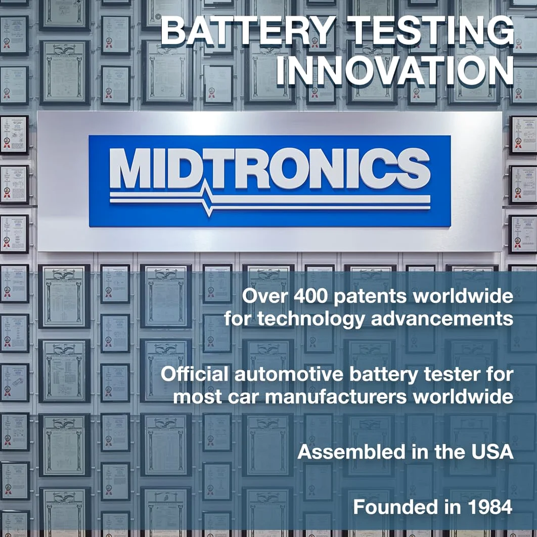 Midtronics PBT300 comprobador de Carga de batería Sistema de Arranque