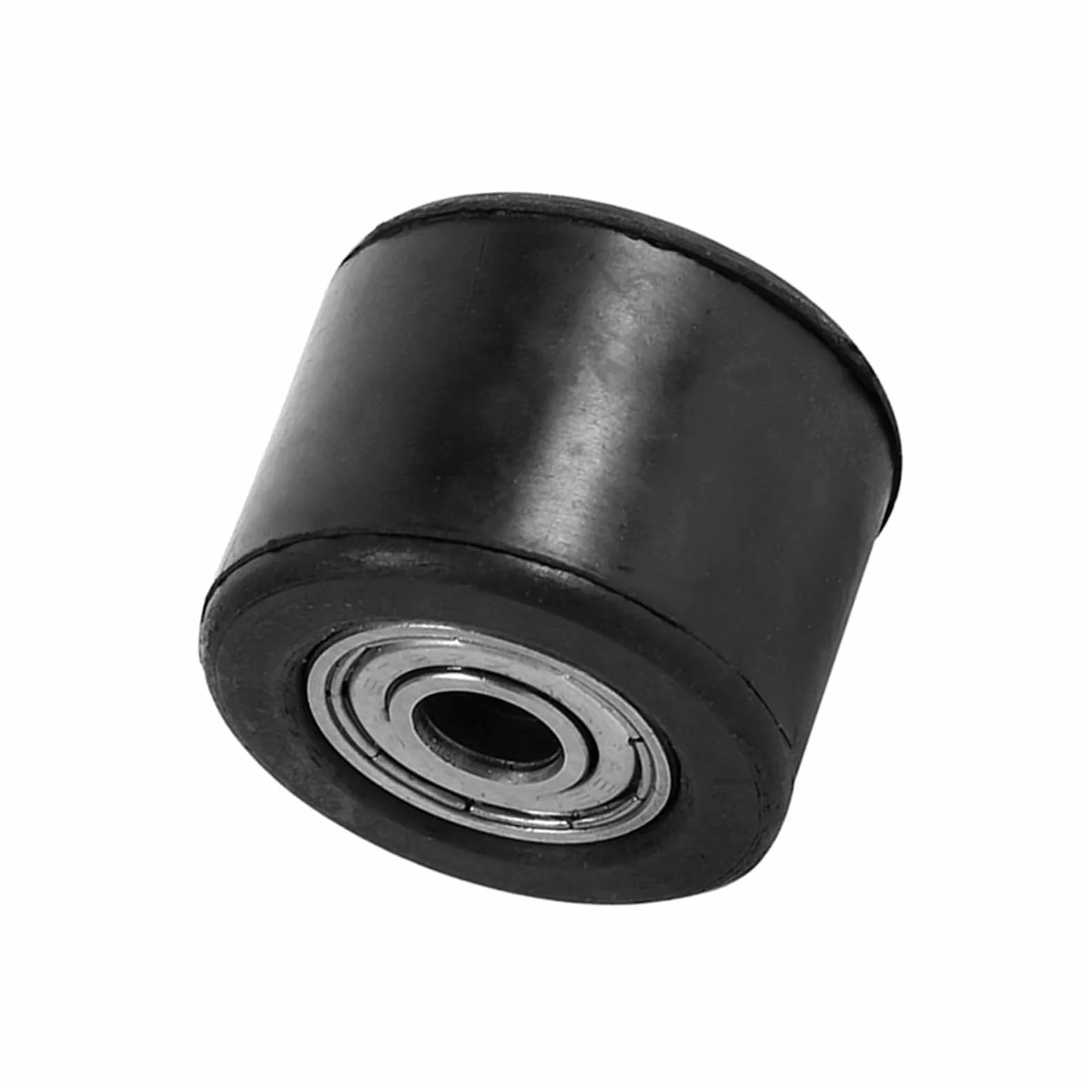 Guía del Tensor del Rodillo de Cadena,8mm Guía de Rueda de Polea Tensora de Rodillo de Cadena de Caucho Hierro,para Motocicleta Mini Bicicleta ATV