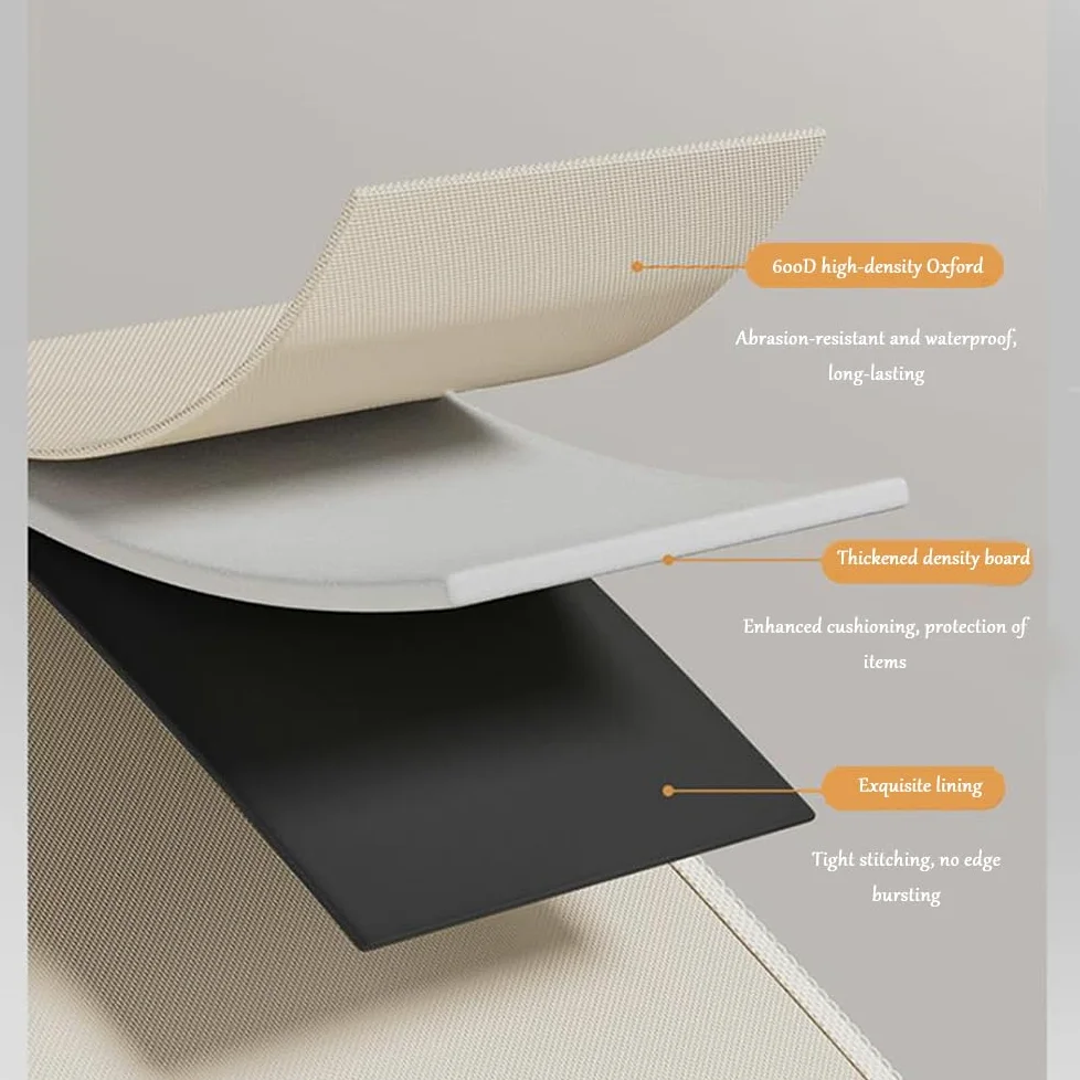 Organizador de maletero de coche, plegable, impermeable, organizador de carga multicompartimento, capacidad de 60 litros para almacenamiento automotriz y organización de vehículos