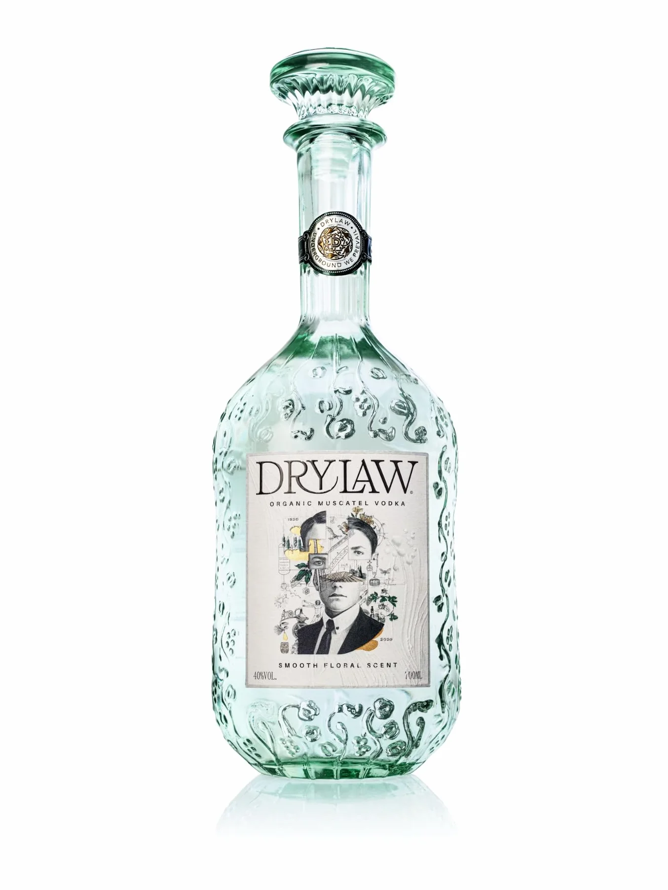 DRYLAW Vodka Orgánico de Uva Moscatel 40% vol 700 ml