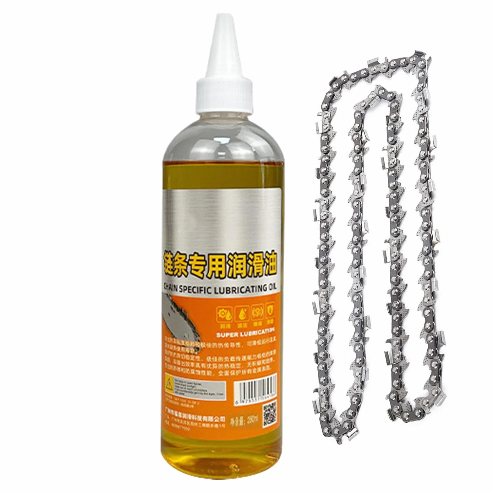 Aceite De Espada De Motosierra | Lubricante De Protección De Óxido Para Cadenas | Aceite De Cadena Versátil | 250 Ml, Profundamente Efectivo, Duradero, Protegido Contra El Óxido, Ideal Para Herramient