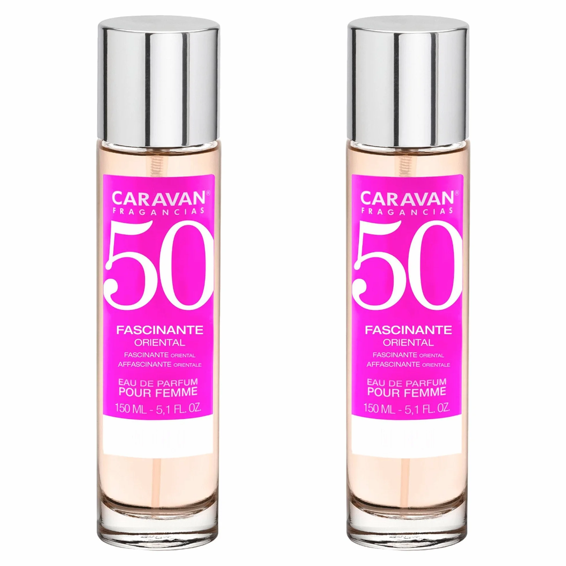 CARAVAN FRAGANCIAS Caja de Regalo 2 Perfumes Nº50 150 ml Mujer