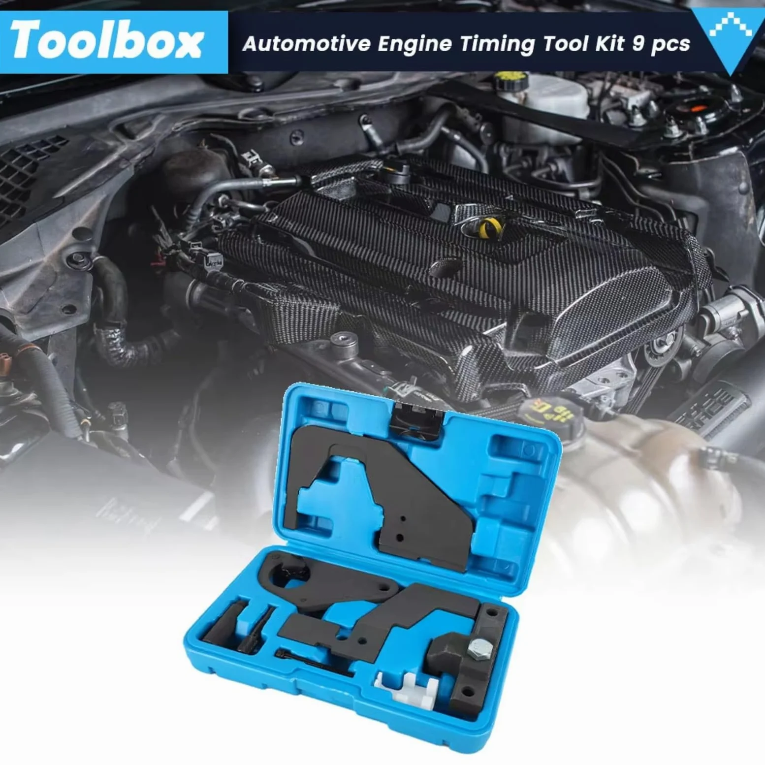 Kit Calado Distribucion Compatible con Ford para Explorer para Mustang para Focus RS 2.3L para EcoBoost 2017 2018 2019 Herramienta Bloqueo Sincronización Árbol De Levas Motor