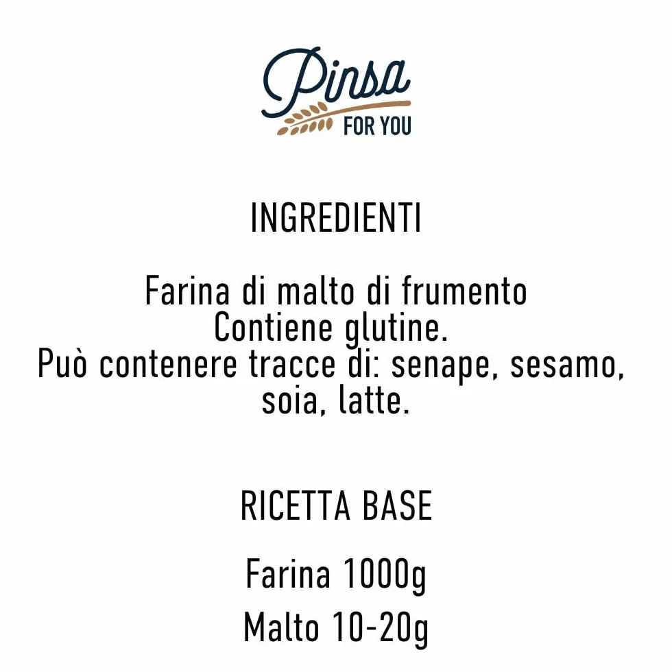 Malta diastásica en polvo para pan y pizza 500 g