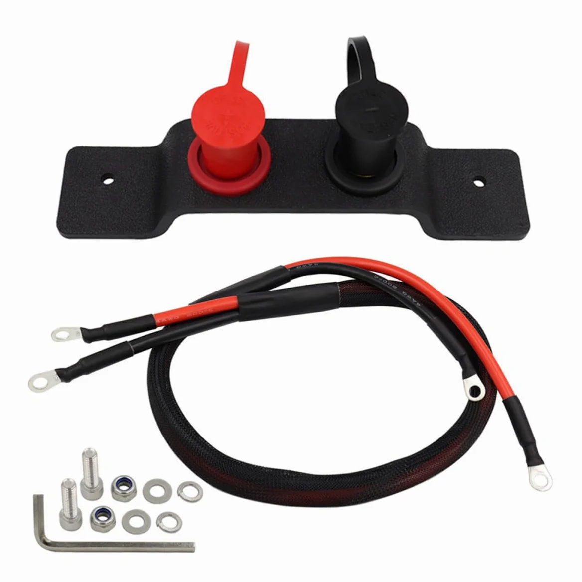 POPETPOP Cable de Arranque para Batería Utv Can-am Cable de Alta Tensión Terminales Resistentes Kit para Carga Rápida Compatible con Maverick y Plazas