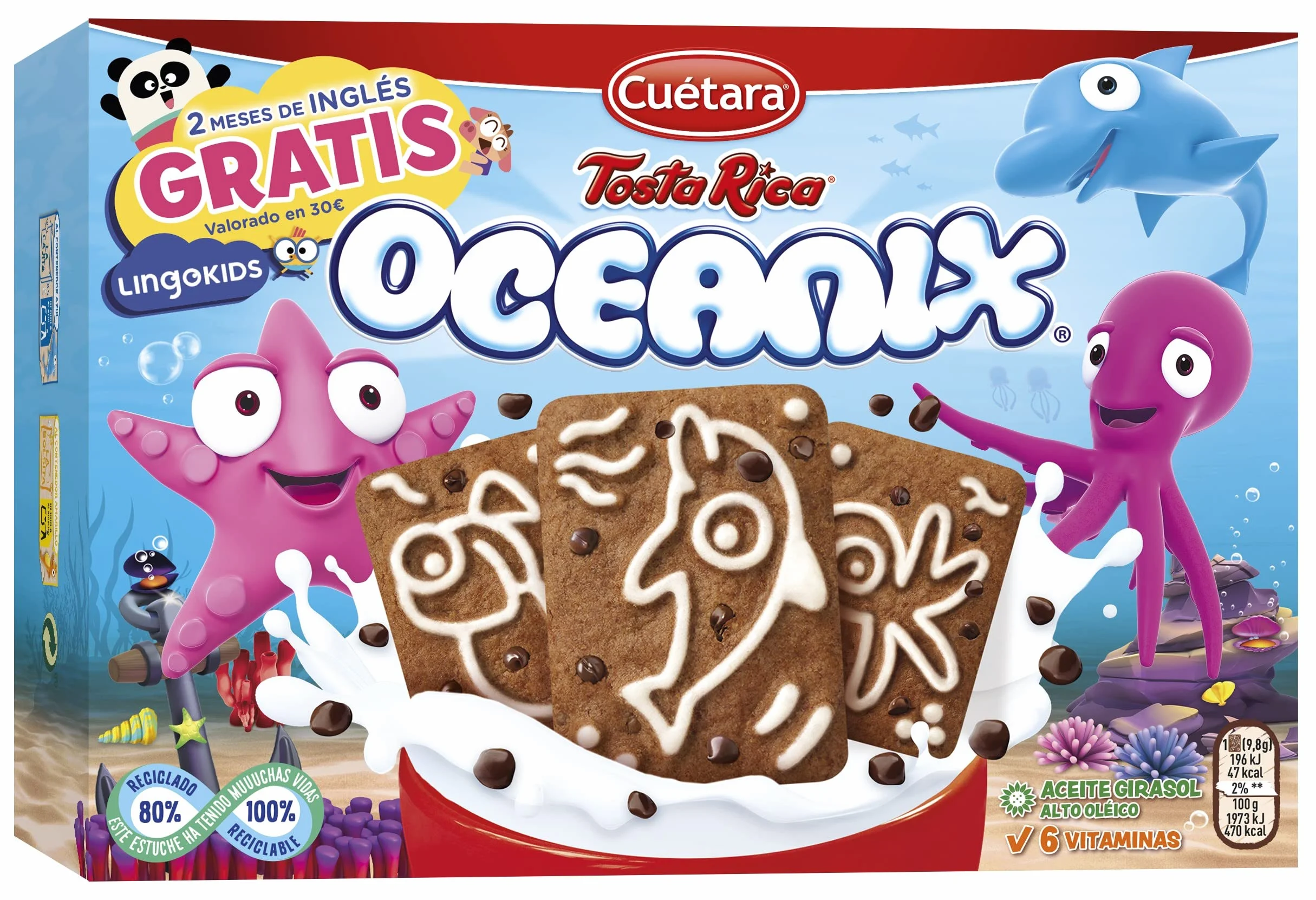 Tosta Rica Oceanix 400g