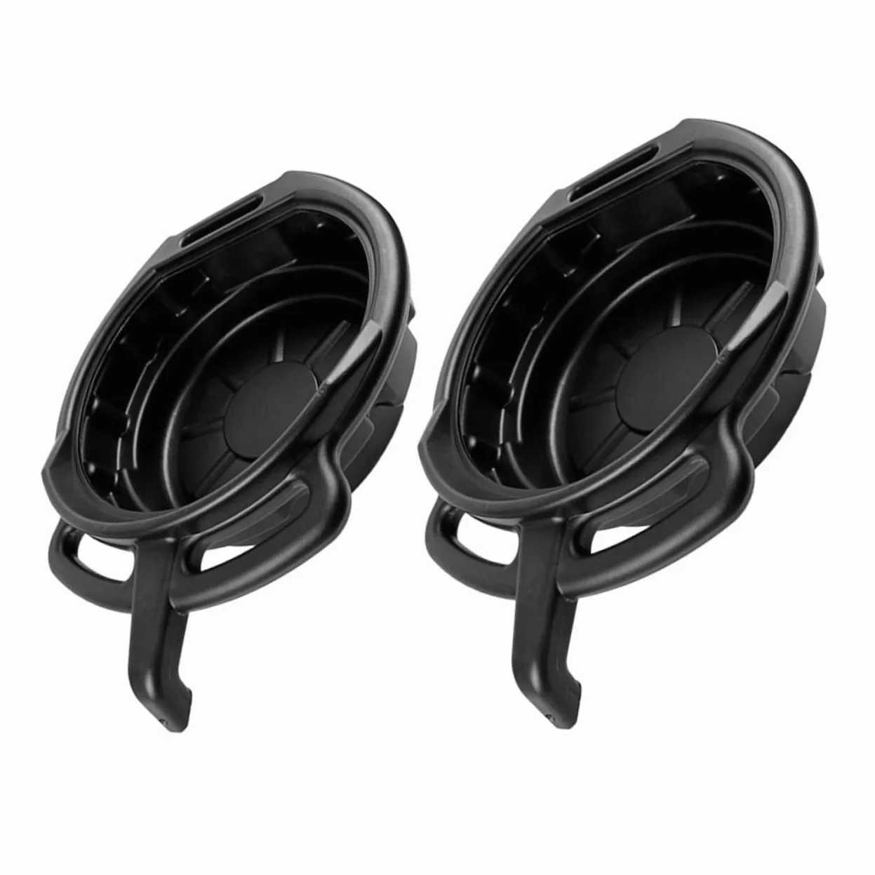 Bandeja Colectora Aceite PE, Juego 2 Piezas 10 L 15 L para Coche | Guarda Espacio, Limpieza Rápida, Pensado para Cambios y Recogida de Residuos en Taller Motor