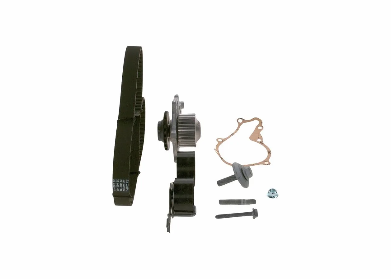 BOSCH Wasserpumpe + Zahnriemensatz 1987946929 | Compatible con: CITROËN C1, C2, C3 I, C3 II, C3 Pluriel, monovolumen NEMO, furgoneta NEMO/sedán grande, XSARA