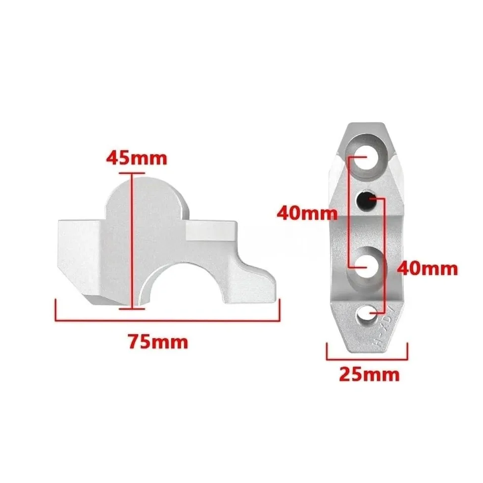 Abrazadera Elevadora para Manillar De Motocicleta Adaptador De Extensión Manillar para Ho&nda X-ADV 750 XADV750 XADV ADV 150 ADV150 2017-2023 Elevador Manillar