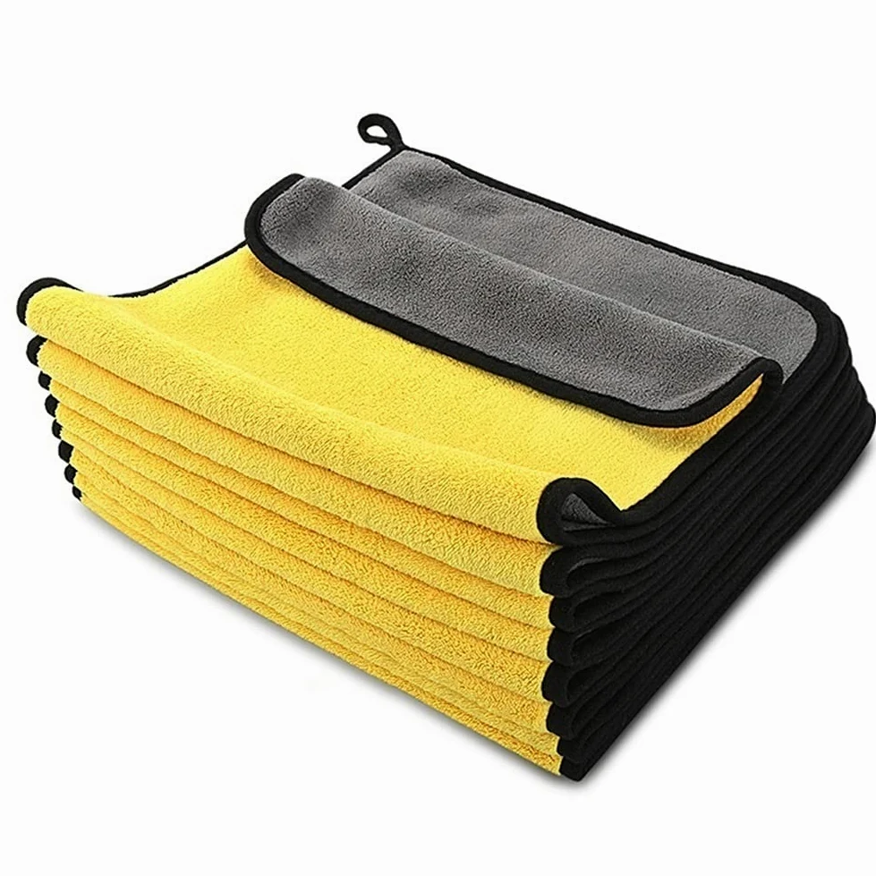 Toalla seca Toalla de microfibra para lavado de autos Paño de microfibra para detalles automáticos Toalla de limpieza para autos Paño de secado Cuidado de autos para detalles automáticos (Color : Car