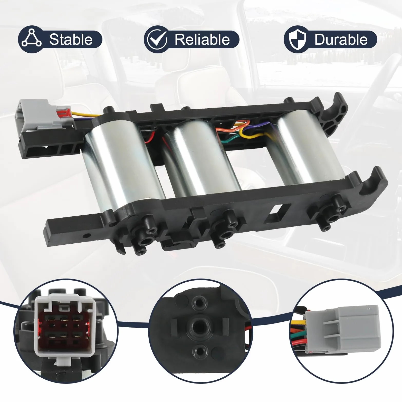 Motor de asiento eléctrico de 6 u 8 vías sin memoria compatible con Chevy Silverado Suburban Tahoe Avalanche GMC Sierra Yukon Cadillac Escalade 2007-2014 Reemplaza # L0060111