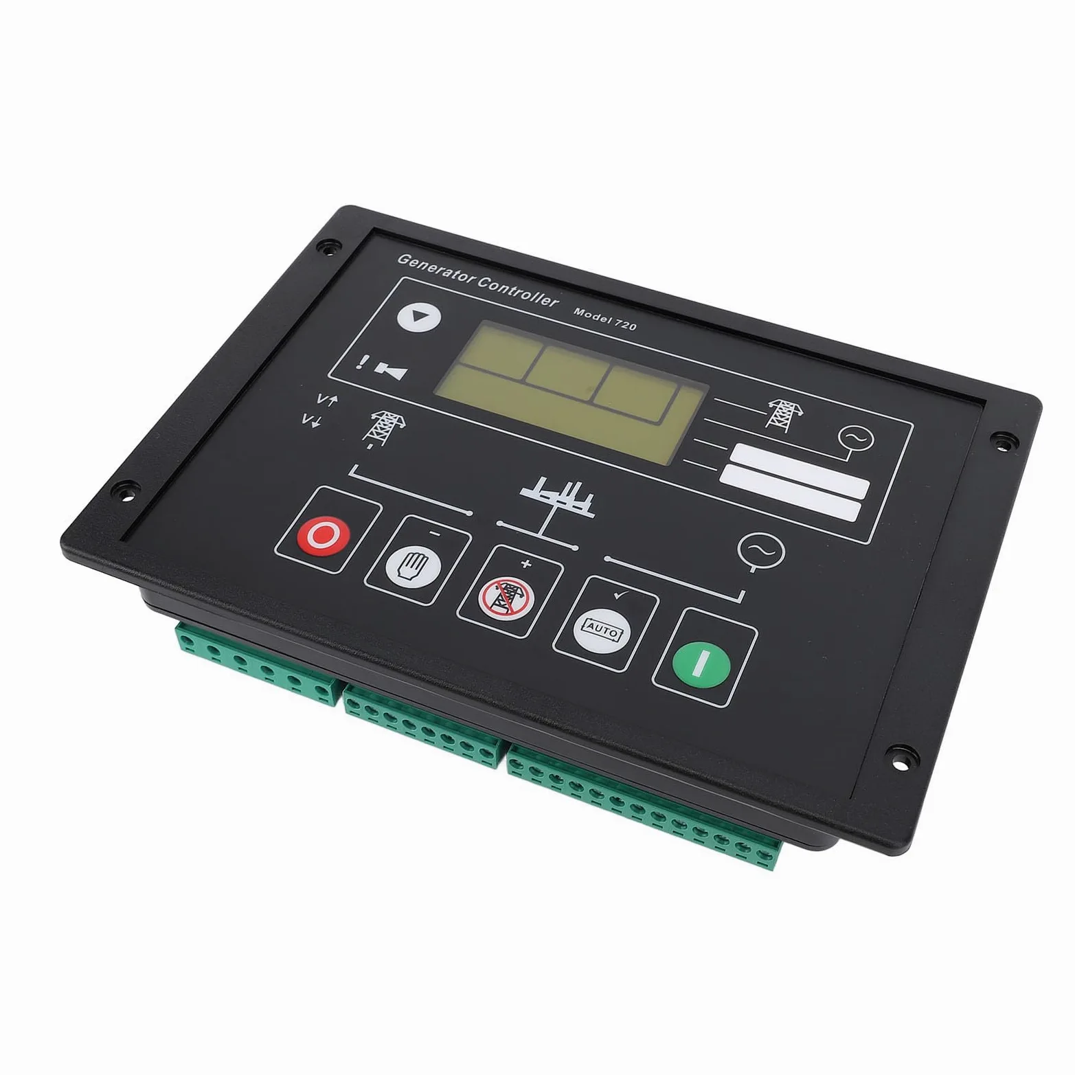 Panel de control de arranque automático del generador Módulo controlador electrónico avanzado del generador Arranque de la unidad de respaldo automático controlado por