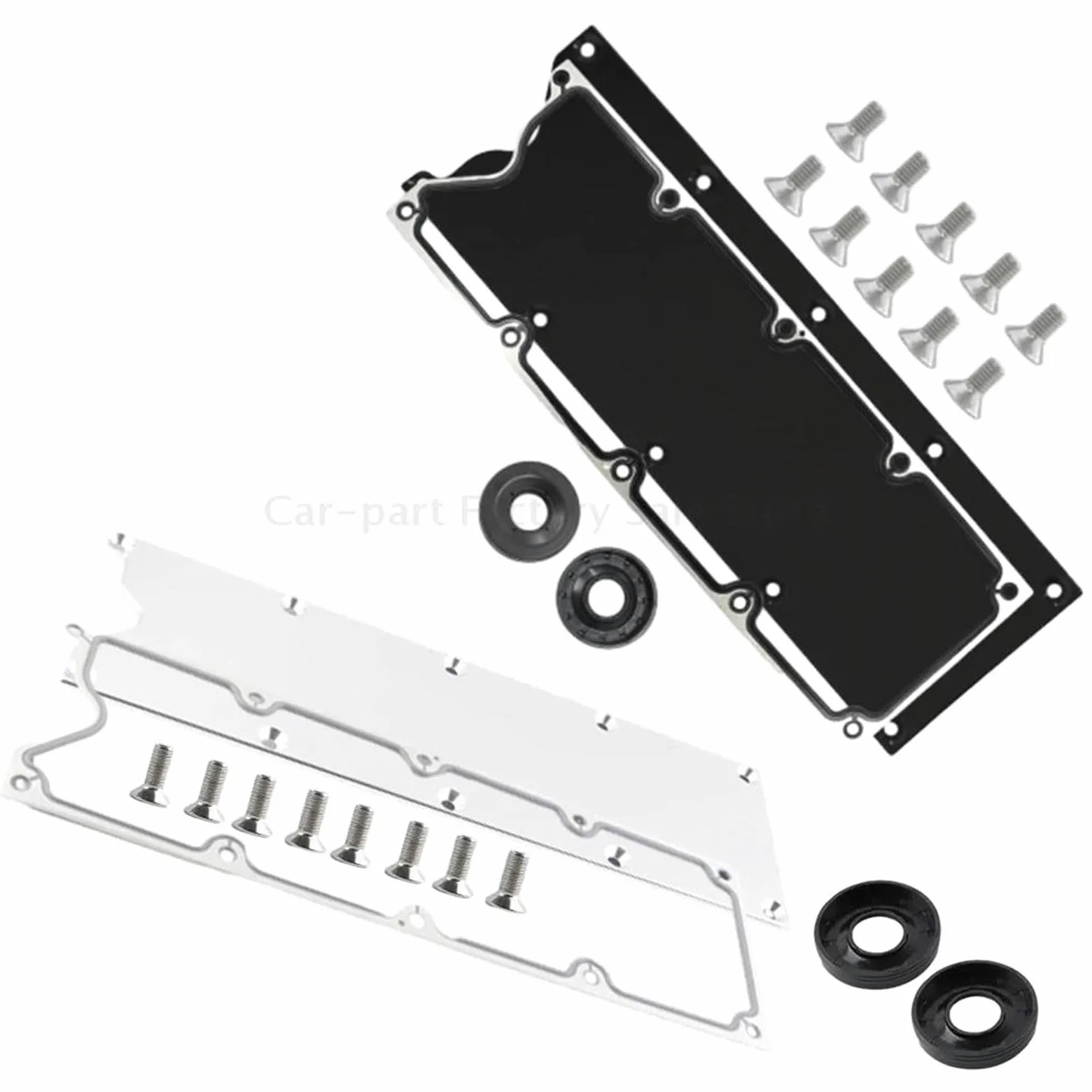 1 Juego Para LSX LS1 LM7 LR4 LQ4 LS6 L59 LQ9 LM4 L33 Todos Los Bloques De Motor Gen III Junta Protectora Del Colector Admisión Sello(Plata)