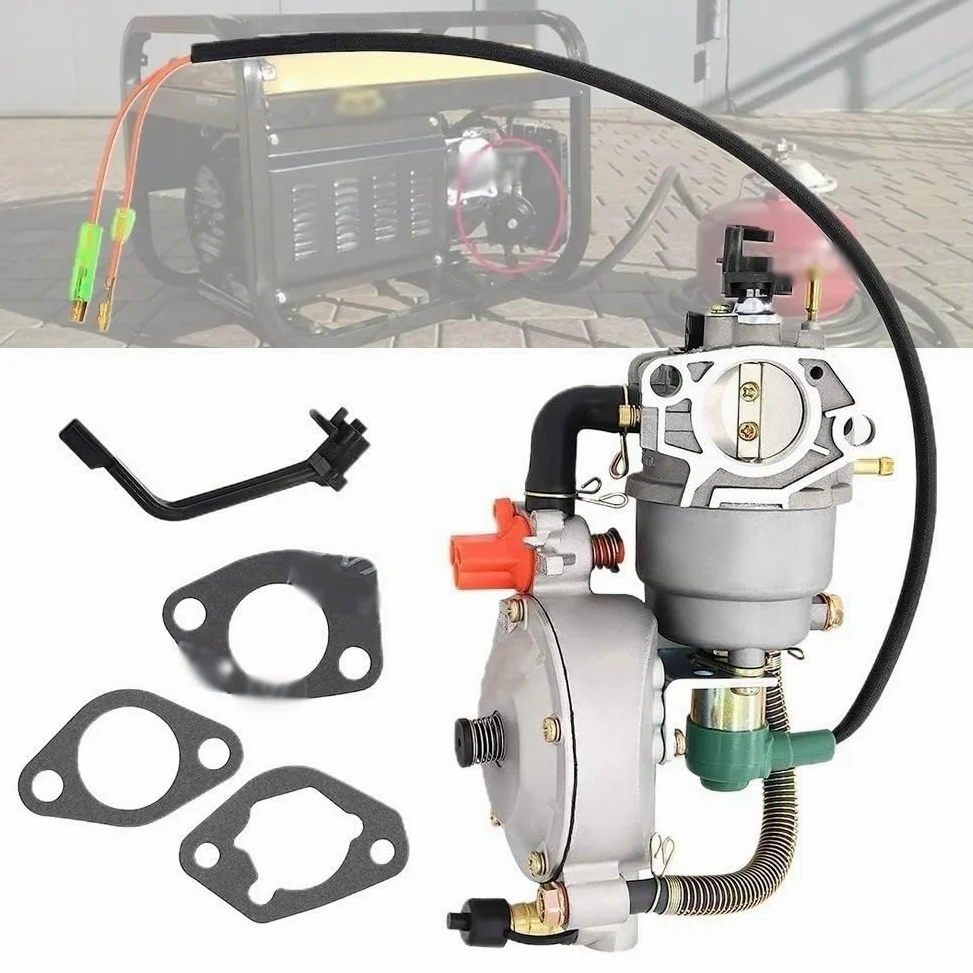Carburador De Combustible Dual, Generador Gas Conversión De GLP para GX390 188F 4,5-5,5 KW, Piezas del Generador De Carburador De Combustible Dual Carburador Reemplazo