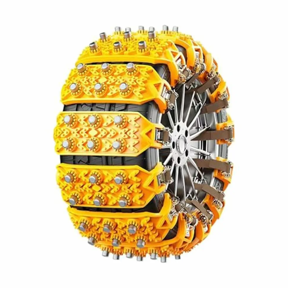 Cadenas Coche Nieve para Nissan Patrol 2023-pr, Austables Antideslizante Cadenas, Instalación Rápida, para Carreteras con Hielo y Nieve, Cadenas Nieve,A-6PCS