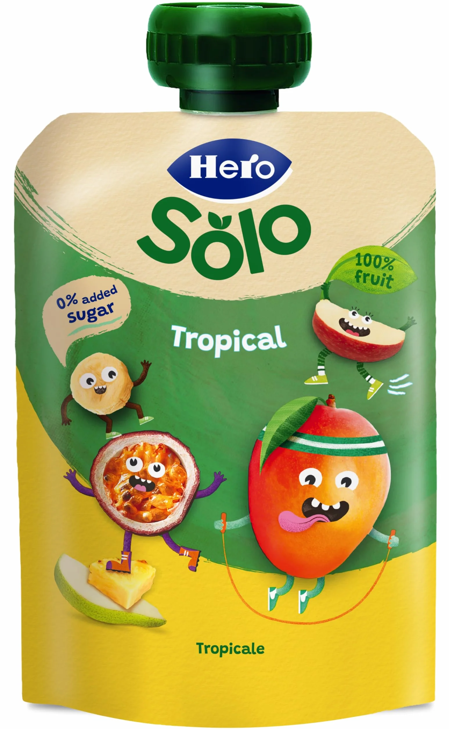 Hero Baby Mi Fruta Bolsitas de Fruta sabor Tropical 100 g