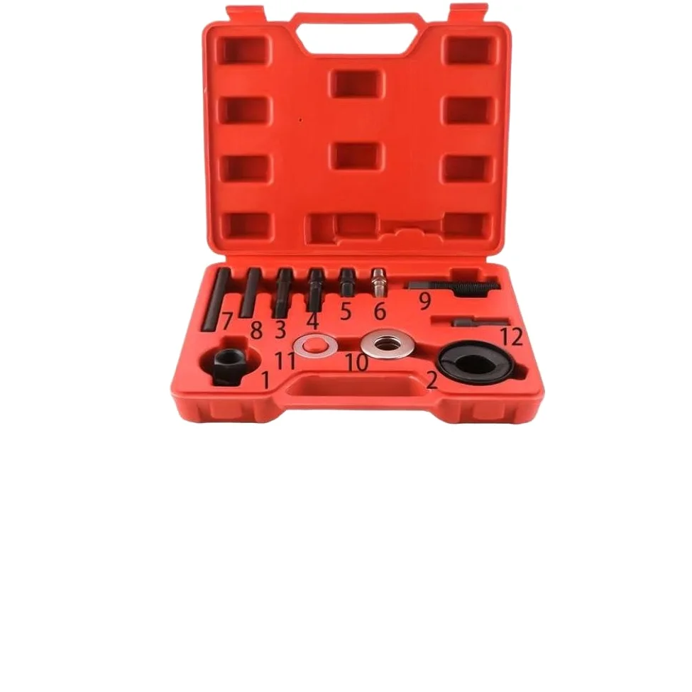 Kit de instalación de Extractor de polea de dirección asistida para Bomba de Agua, removedor de instalación de poleas de Bomba de vacío en la mayoría de los Motores