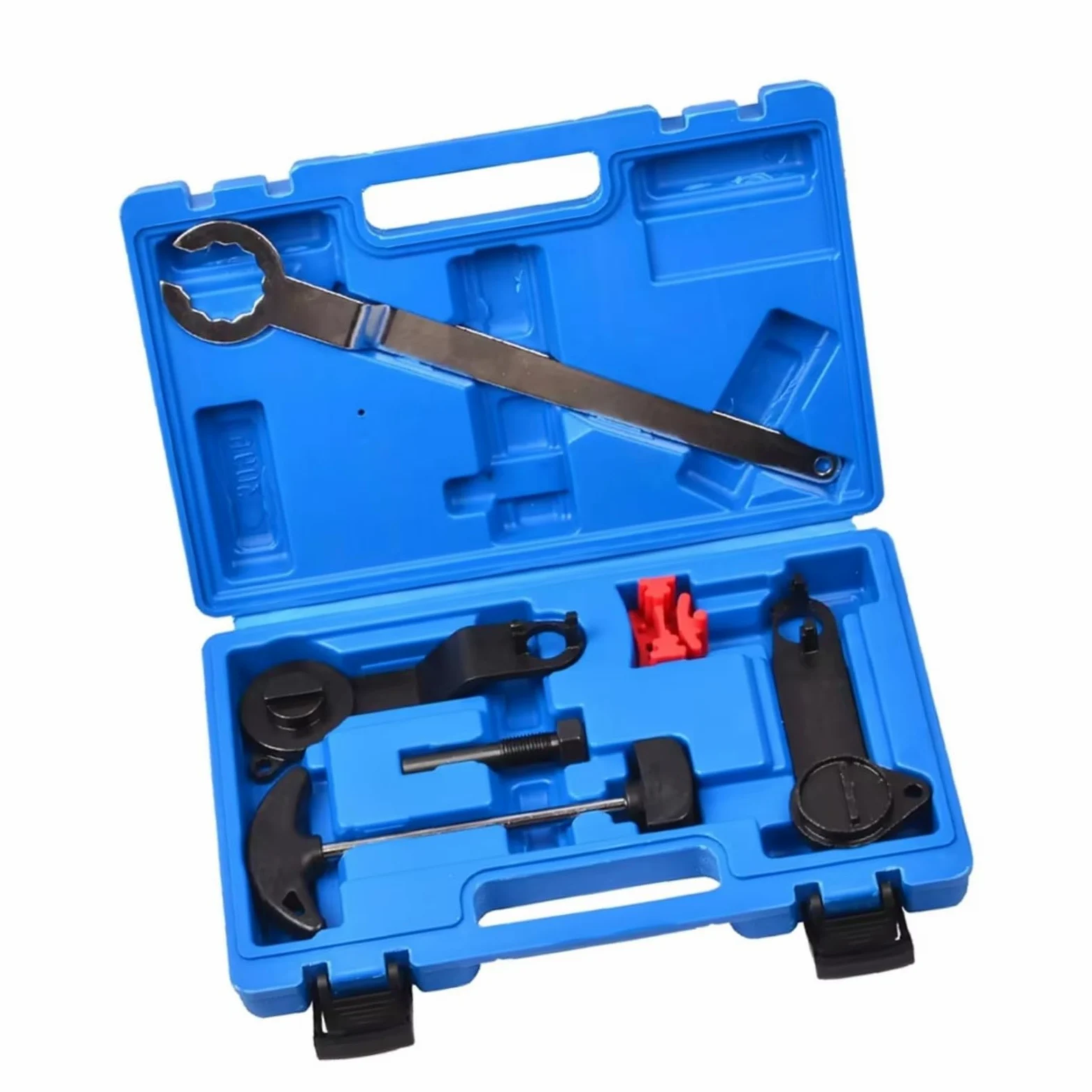 Kit Herramientas Bloqueo Compatible Con Seat Para Ibiza 2012-2015 Para Leon Para Toledo Motor Coche Tensor Cadena Doble Herramienta De Bloqueo Polea Árbol Levas OEM: T10477