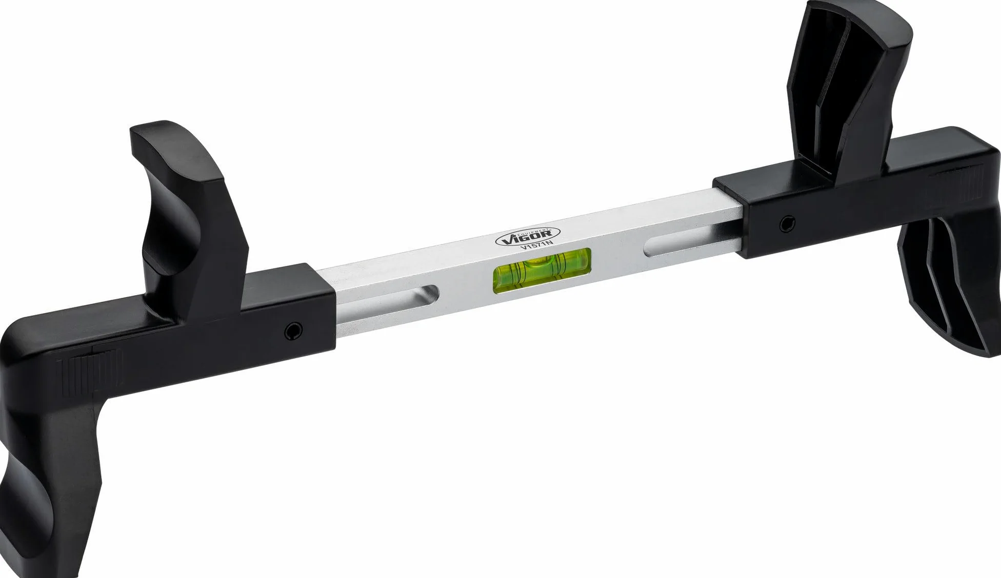 Vigor Báscula de alineación de Volantes V1571N, para alineación de Volantes y Trabajos en la Columna de dirección, para Volantes de 170-250 mm y 280-350 mm, con Pinza de Muelle y Pantalla