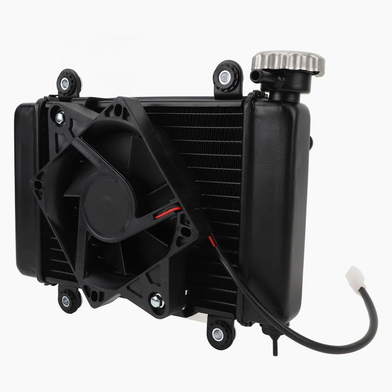 Potente Enfriador de Radiador Refrigerado por Agua con Ventilador para 150 250 Pit Quad Dirt Bike ATV - de Refrigeración de Motor Eficiente - Ventilador de Radiador de 2