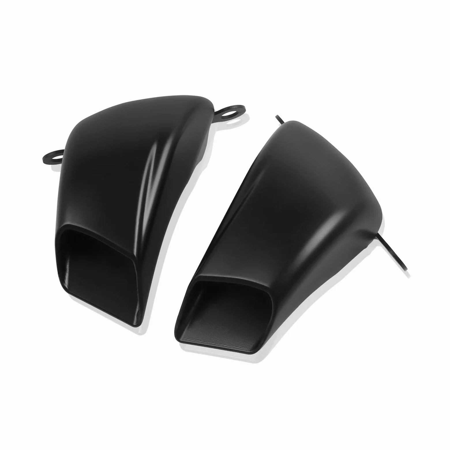 Conductos de refrigeración de aire de pinza Cubierta protectora del radiador para la pinza de freno de aire y refrigeración, compatible con Ducati Panigale V4 V4S/R Streetfighter V4 V4S(Matte Black)