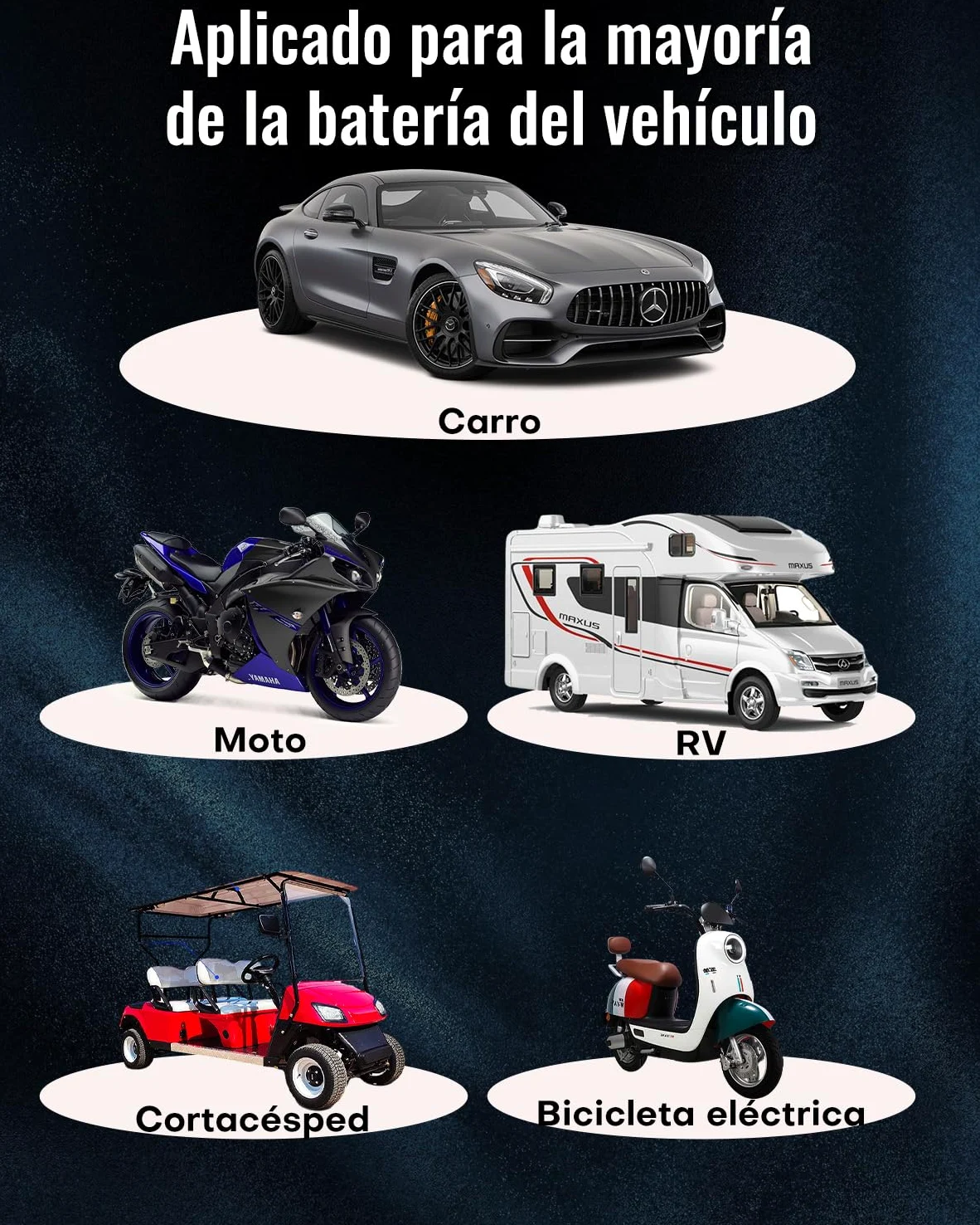 AUTDER Tester de Batería Digital, Volímetro 12V/24V para Baterías de Coche y Moto, Analizador del Sistema de Carga del Alternador con Pantalla LCD e Indicadores LED, Dos Modos de Prueba
