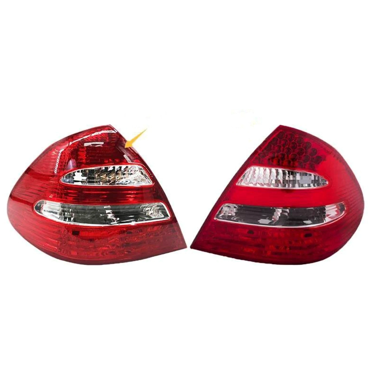 Luces Traseras Piloto Trasero Para Mercedes Para Benz W211 E200 E220 E240 E280 2002-2006 Luz Trasera Luces De Freno Intermitentes Y Posición Piloto Trasero Luz De Freno(Sin bombilla,Izquierda)