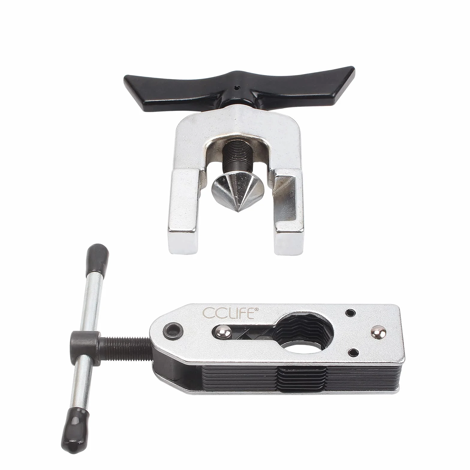 CCLIFE Abocardador Tubos Abocardador Excentrico para Aire Acondicionado/Tubería/Línea de Freno de Agua,ajustable 3/16"-5/8" (5-16 mm)