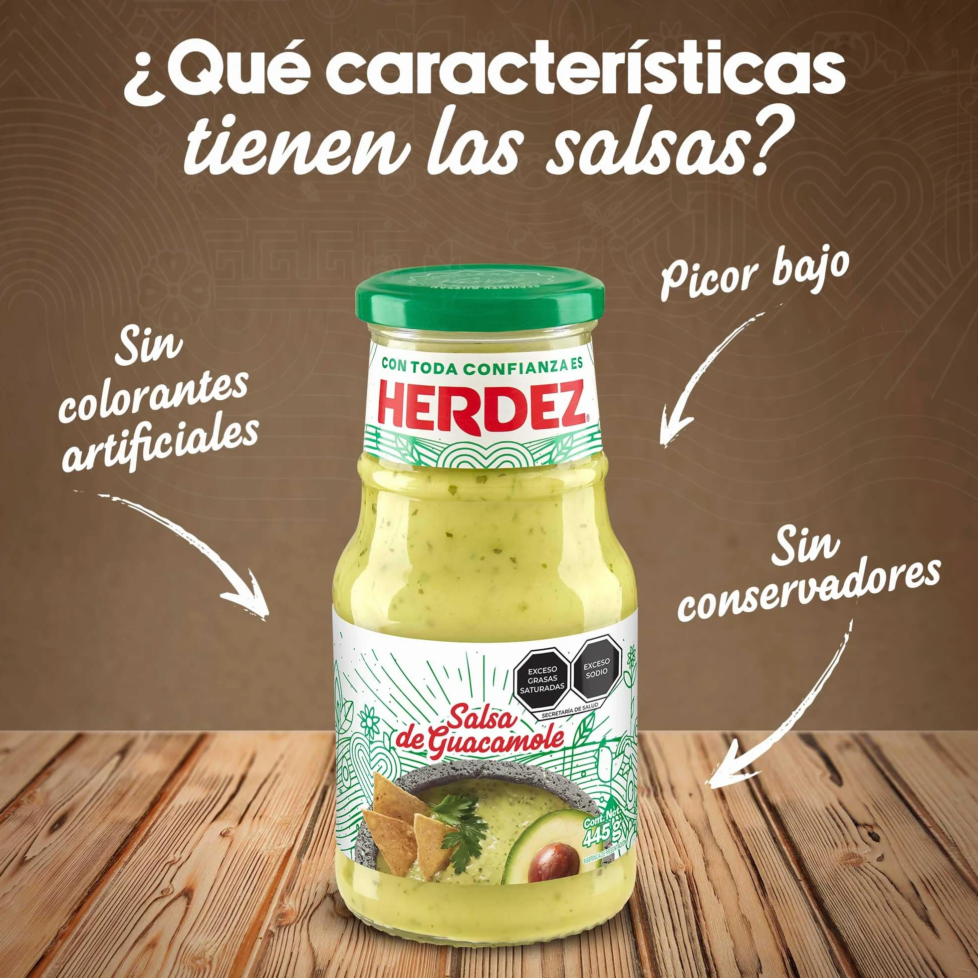 Herdez Salsa Guacamole 240g (12-pack)