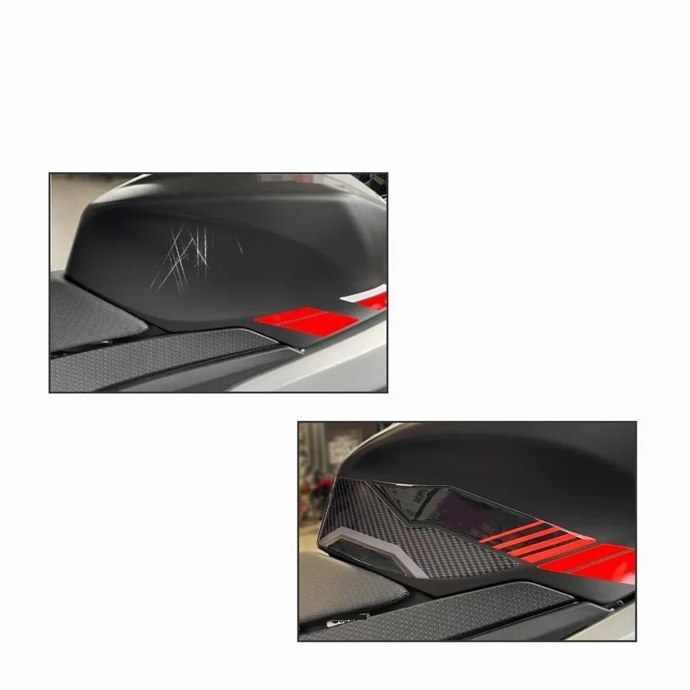 Kit De Protección Adhesiva para Depósito Gasolina para Tuono RS 660 (2020-2023): Protector Antirrayas Antideslizante Protector Deposito Moto