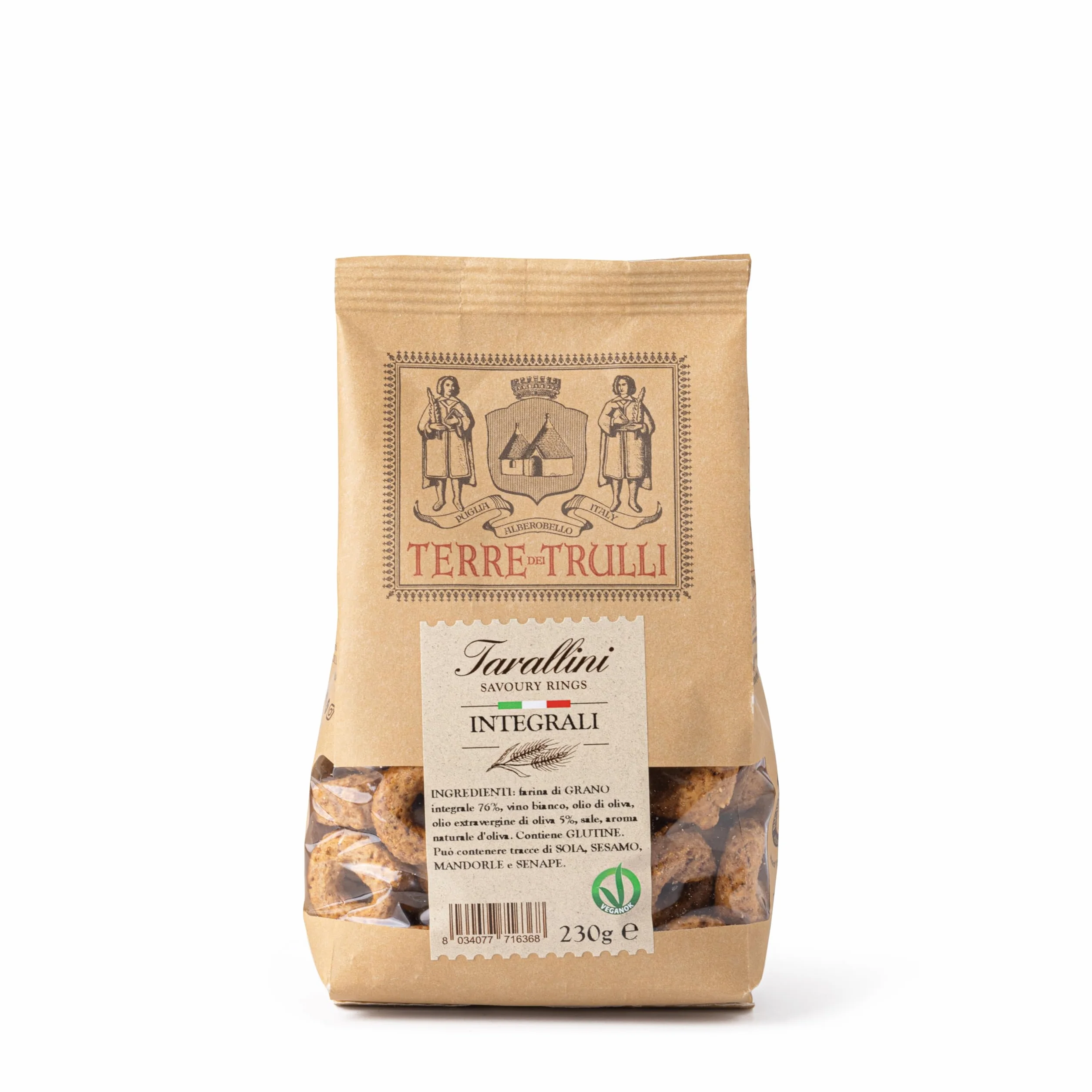 Tarallini integral de Apulia 5 x 230 g