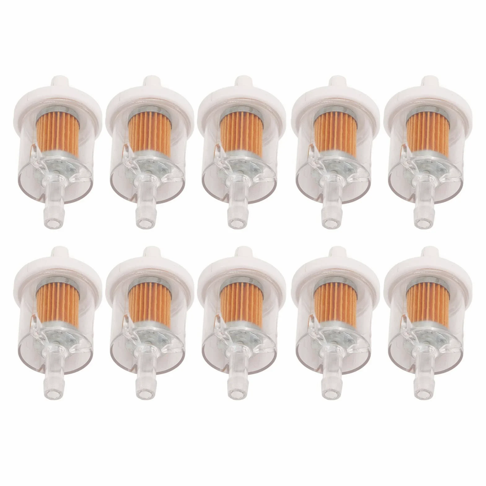 10 Piezas para Filtro de Combustible de Motor para Filtro de Combustible en línea para Piezas de cortadora de césped 49019 7001 para Fx481V Fx541V Fx600V Fx651V Fx691V Fx730V Fx751V Fx801V