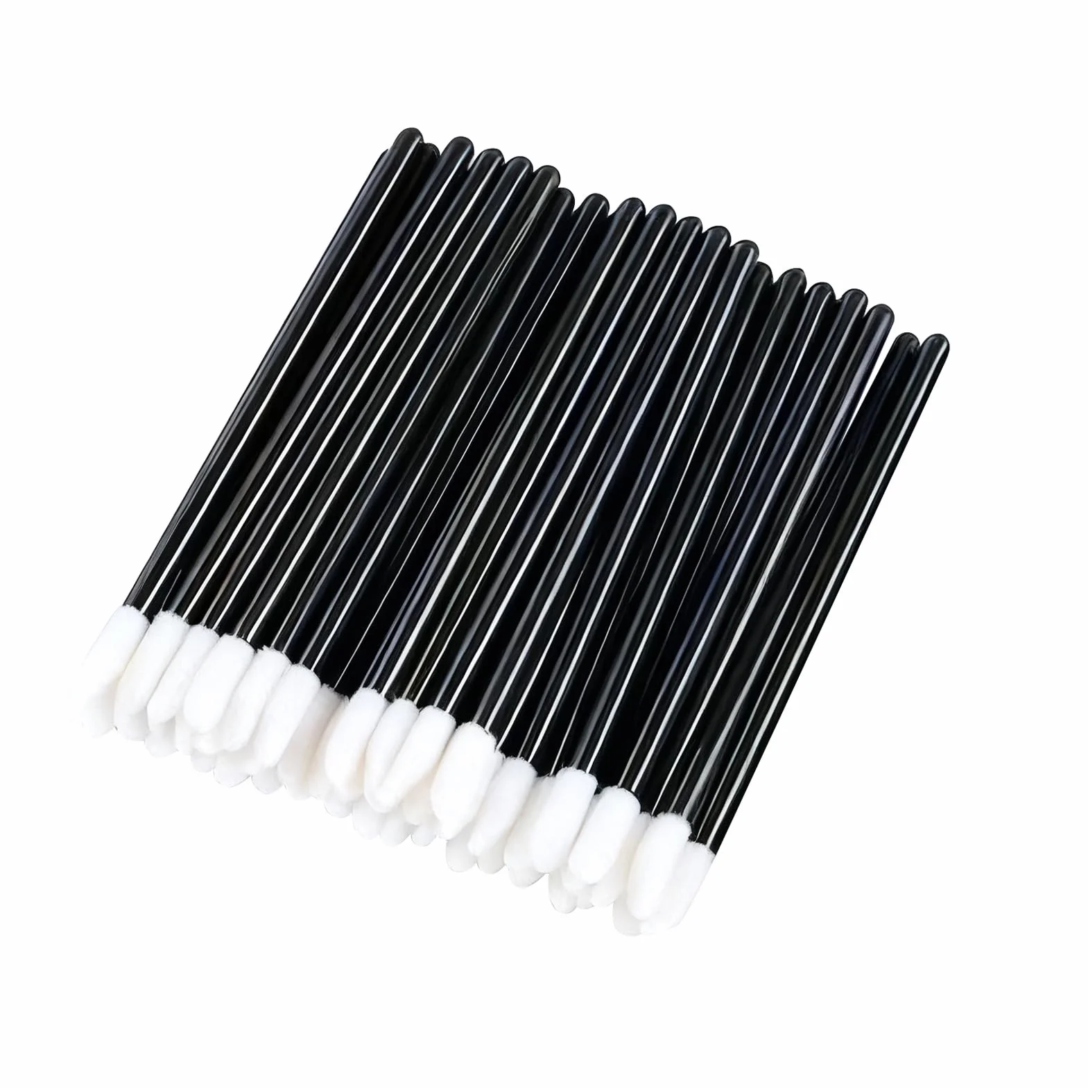 Brochas Para Labios Desechables, 100PCS Pinceles de Labios Higiénicos, Aplicadores de Maquillaje de Uso Único