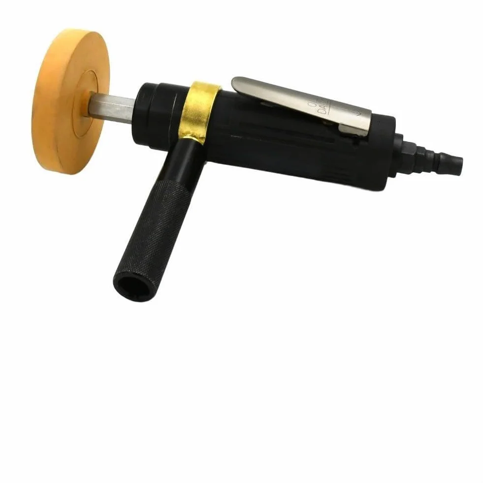 Kit de removedor de pegamento neumático, herramienta de eliminación adhesiva, juego de removedor de calcomanías con rueda de goma de 4 pulgadas con detalles de pelacables de aire