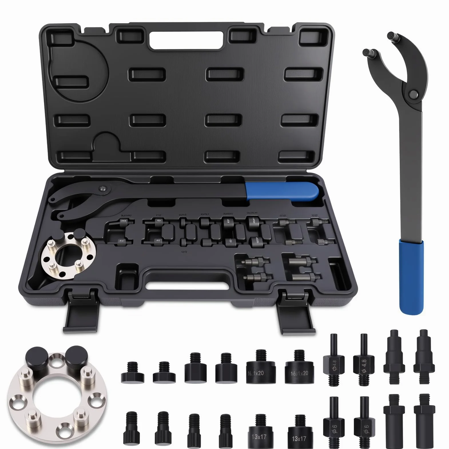 MRCARTOOL Herramientas de Árbol de Levas Automotriz T10172A T10554 Árbol de Levas de Retención Juego de Herramientas Árbol de Levas Cigüeñal Llave para VAG Compatible con V.W con Skoda