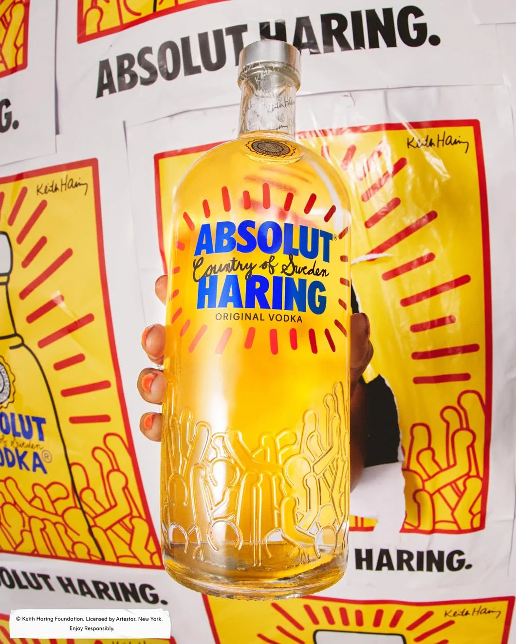 Absolut Haring Edición Limitada Vodka 700 ml