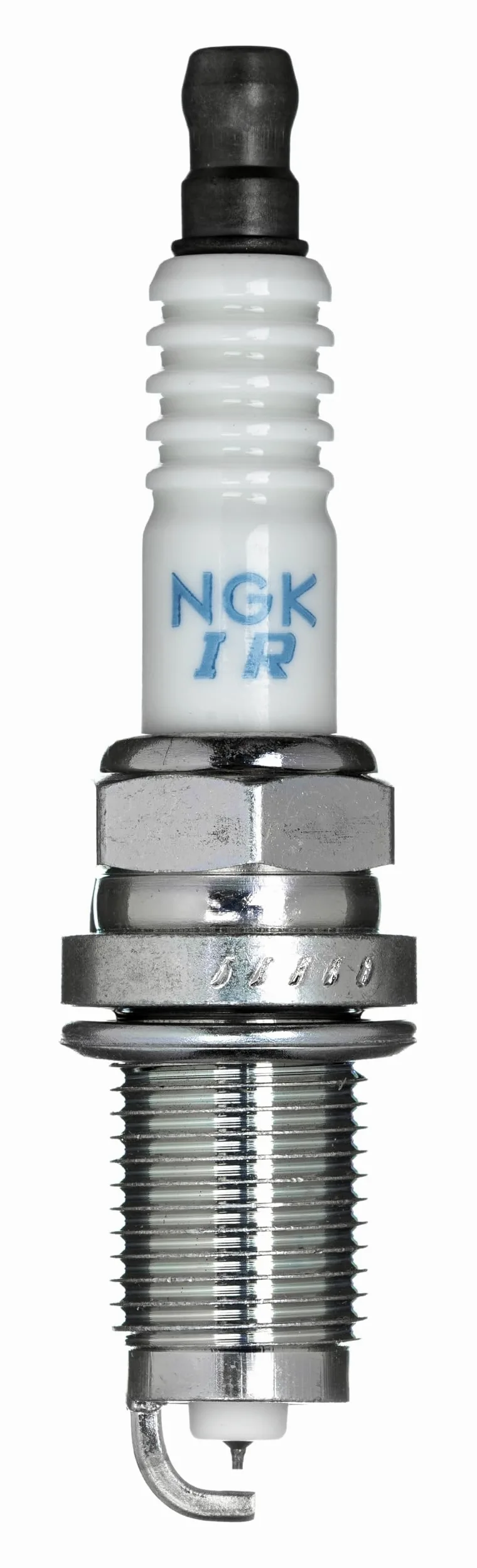 NGK Bujía de encendido 6994 Electro central Iridio Electrodo de masa supresión de interferencias 5 kOhm con asiento de estanqueidad plano Conexión SAE fija Ancho de llave: 16 mm Long. de rosca: 19,0mm