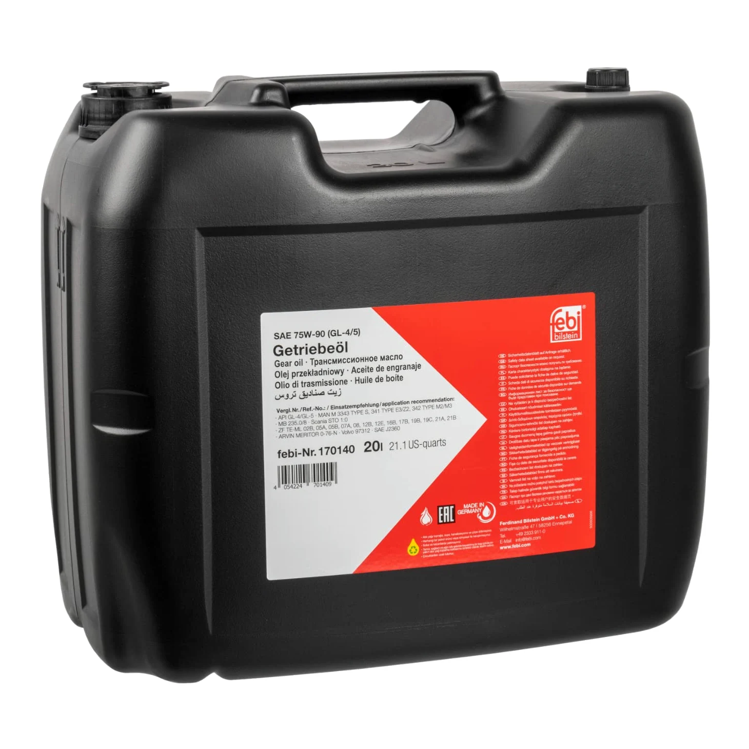 FEBI BILSTEIN 170140 Aceite de transmisión 20L