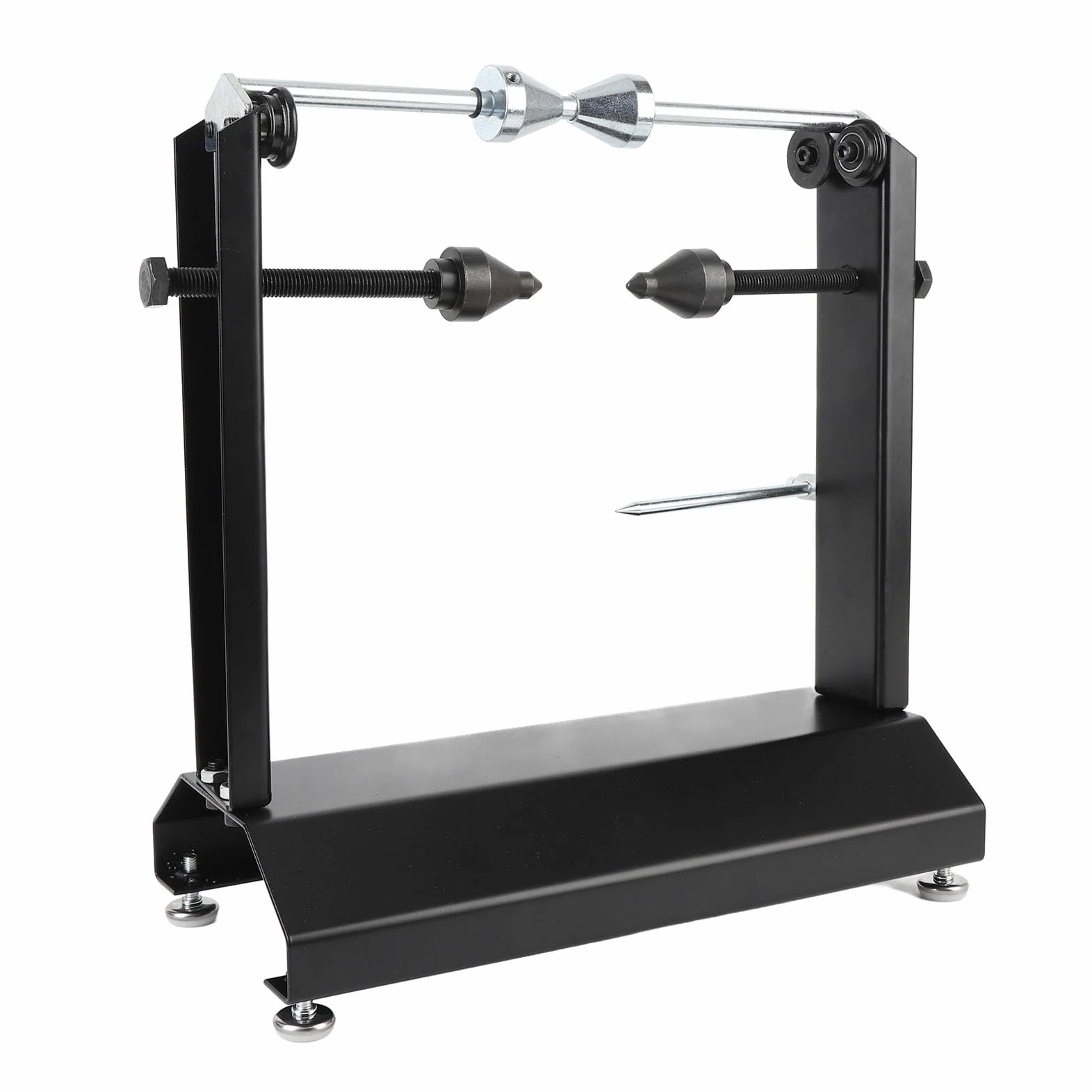 Equilibrador de Ruedas de Motocicleta con Puntero de Entrenamiento Ajustable Equilibrador de Neumáticos de Servicio Pesado Soporte para Bicicleta de Cross Deportiva