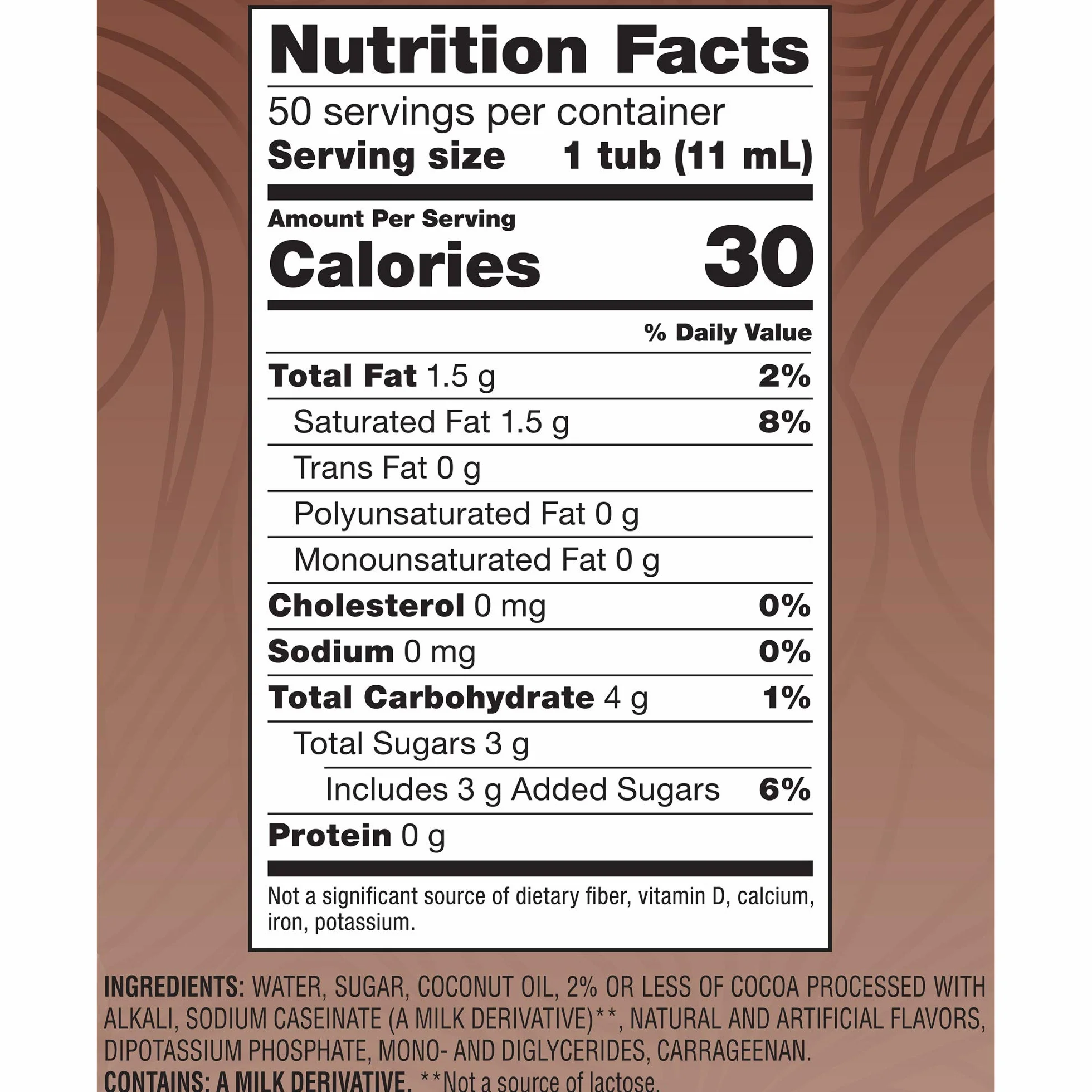 Coffee-mate Liquid Creamer Singles Cafe Mocha 50 ct