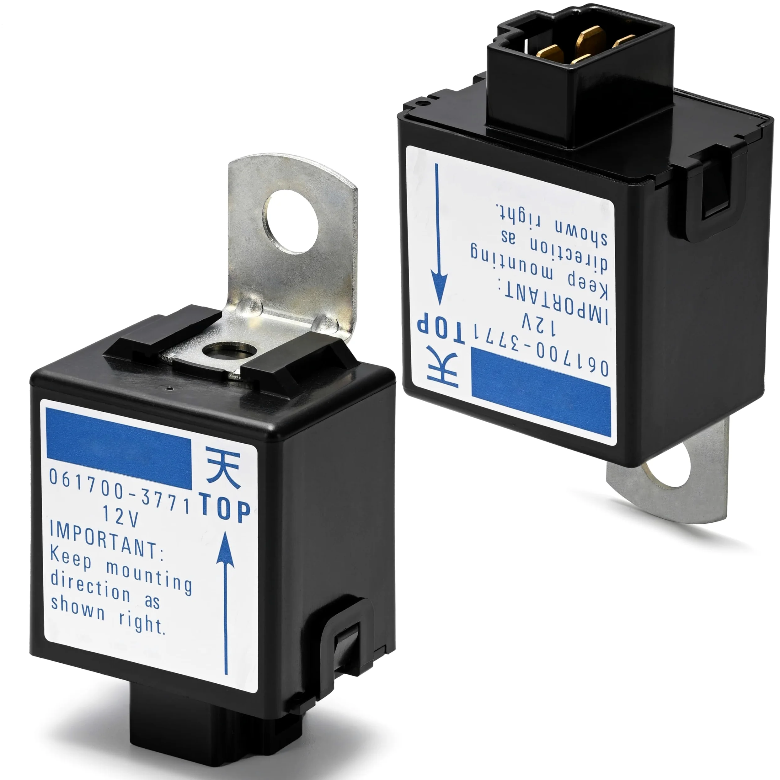 Relé de tiempo de arranque de 12 V 061700-3770, 061700-3771, 061700-3760, T0070-31410, pieza de camión de relé compatible con solenoide de parada Kubota B BX F FZ GF L M Series