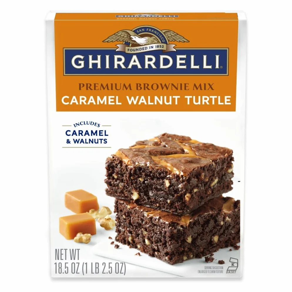 Ghiradelli Turtle Brownie Mix 18.5 oz