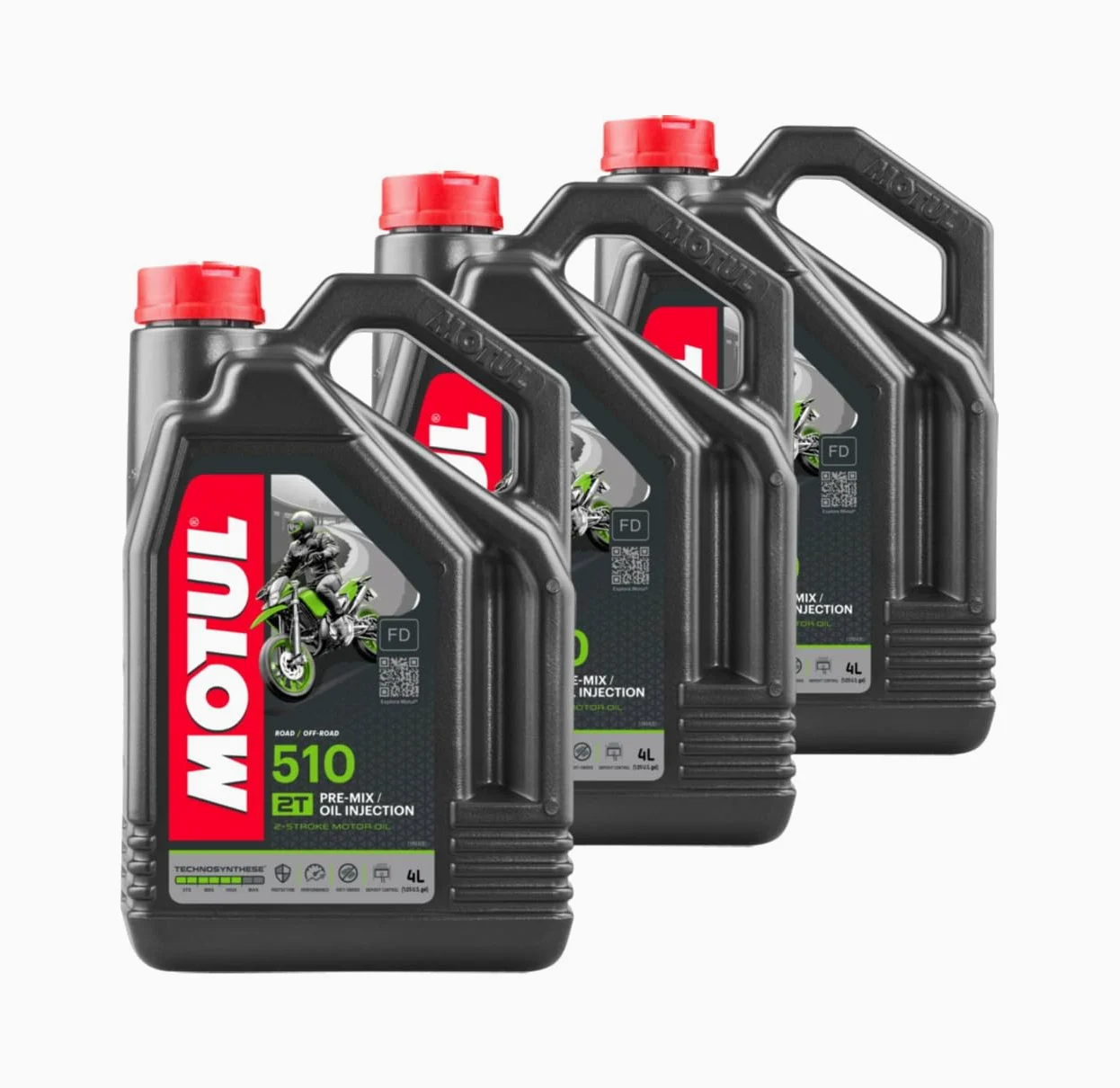 Kit de 3X Aceite de Motor 510 2T 4L KT-200