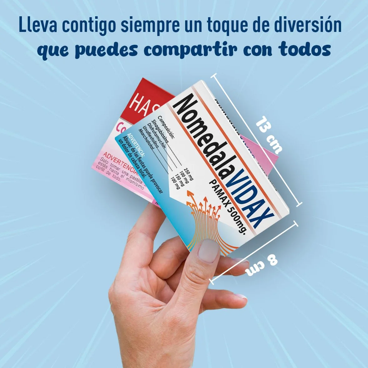 PHARMACOÑA HASTAELCOÑIL NOMEDALAVIDAX Pack 2 Cajas Caramelos de Broma Divertidos Regalos Graciosos para Adultos