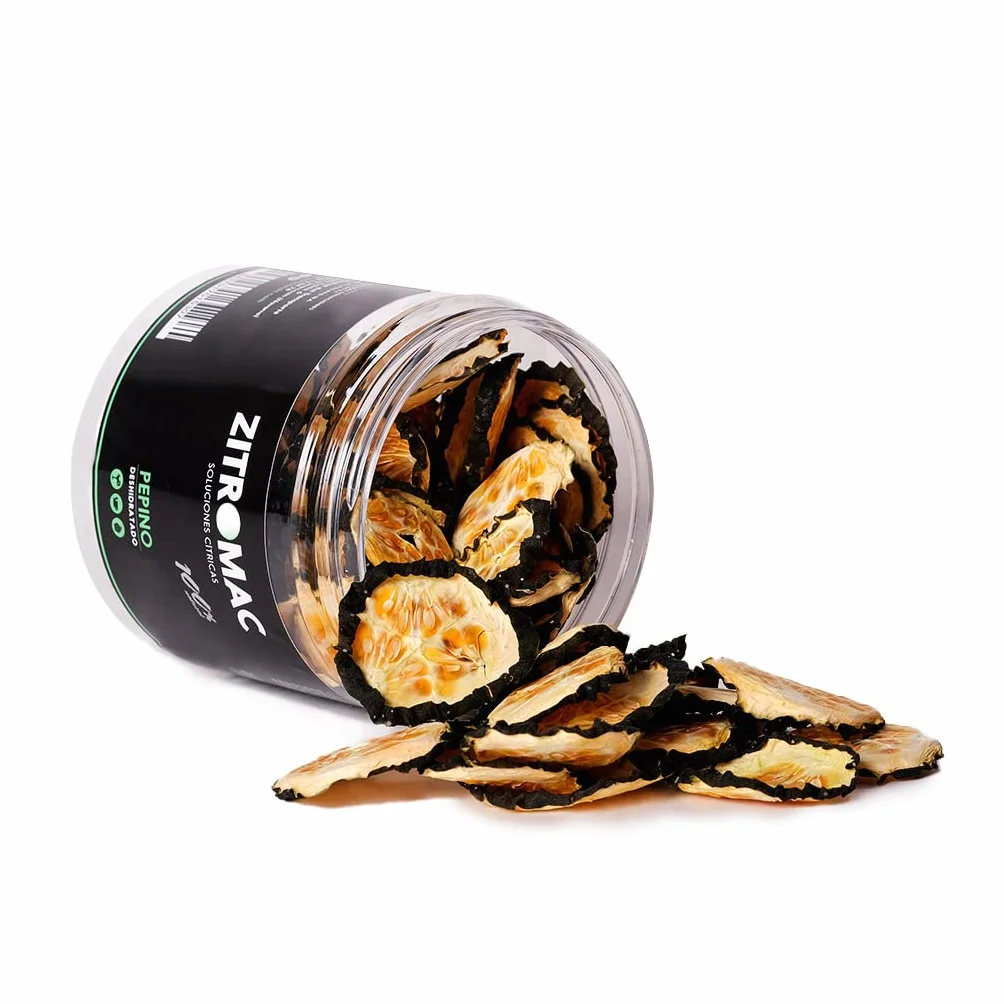 Pepino Deshidratado para Cocteles 100 Rodajas 45GR Orgánico Natural sin Azucares